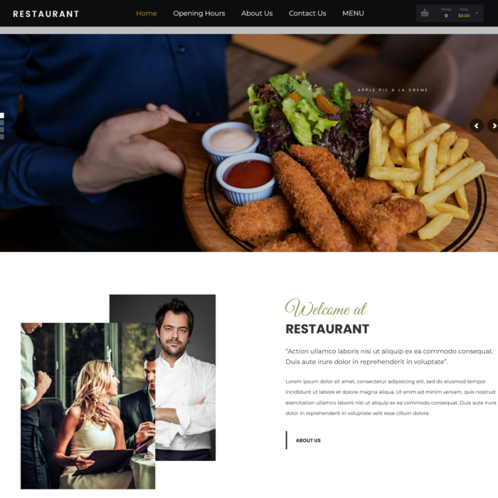Savory Delights WordPress Theme Free