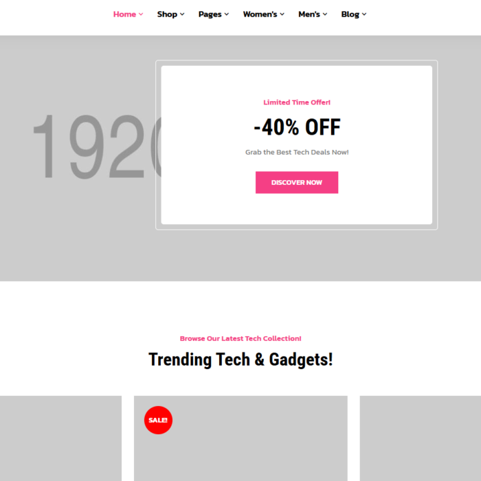 Wocom – eCommerce HTML Template