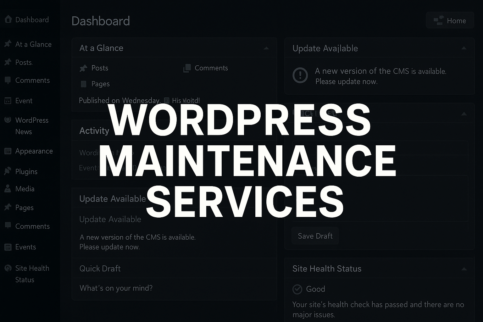 Reliable WordPress Maintenance Services That Keep Your Website Fast, Secure, and Always Online