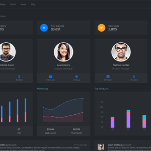 Multipurpose Bootstrap Admin Template Free Theme