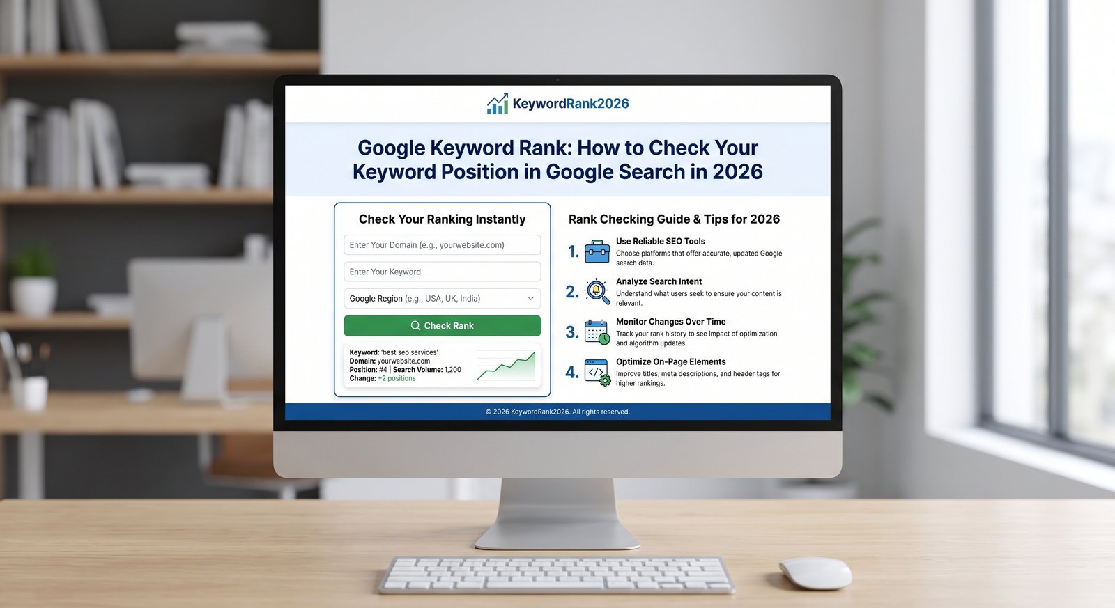 Google Keyword Rank: How to Check Your Keyword Position in Google Search in 2026