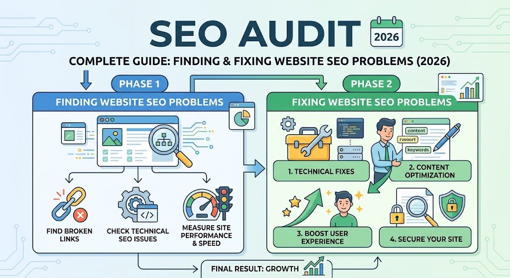 SEO Audit: Complete Guide to Finding & Fixing Website SEO Problems in 2026 4 SEO Audit: Complete Guide to Finding & Fixing Website SEO Problems in 2026