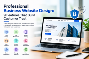 Professional Business Website Design: 9 Features That Build Customer Trust 1 Professional Business Website Design: 9 Features That Build Customer Trust