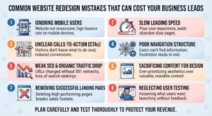 Website Redesign vs. New Website: 7 Critical Signs Your Business Needs an Upgrade in 2026 5 Common Website Redesign Mistakes That Can Cost Your Business Leads